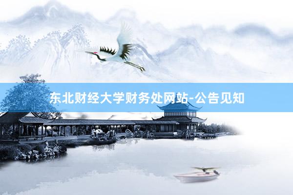 东北财经大学财务处网站-公告见知
